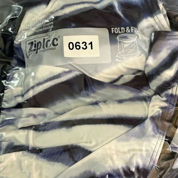 Avenue Women's Plus Size 22 Blue Tie-Dye Swimdress - Picture 9 of 9